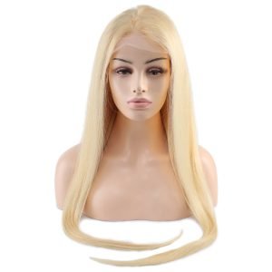Gerçek Front Lace Tül Peruk - Platin - 85-90cm